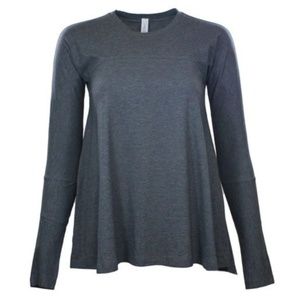 Lululemon Acadia Heathered Gray Flowy Pima Cotton